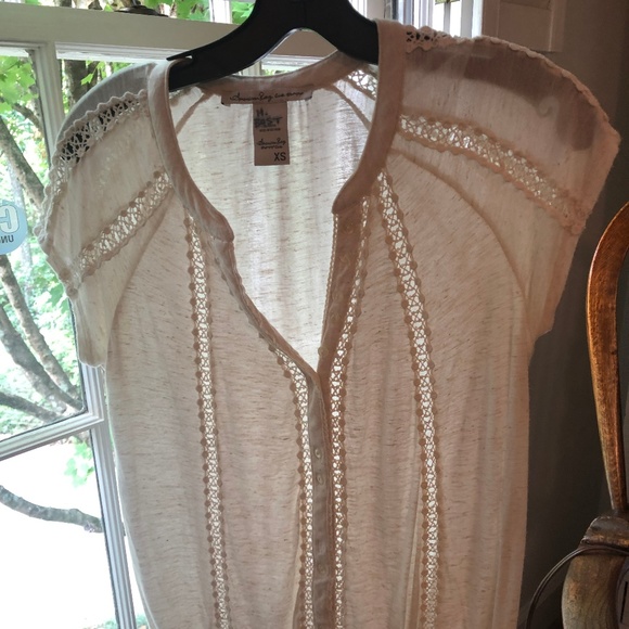 Tops - boho white blouse